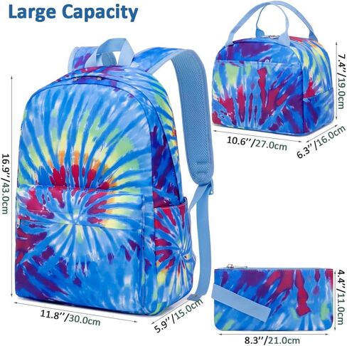Meisohua School Backpack for Teens Girls Boys Backpack for Elementary Middle School Bookbag for Kids Backpack Lunch Bag Set in Saudi Arabia