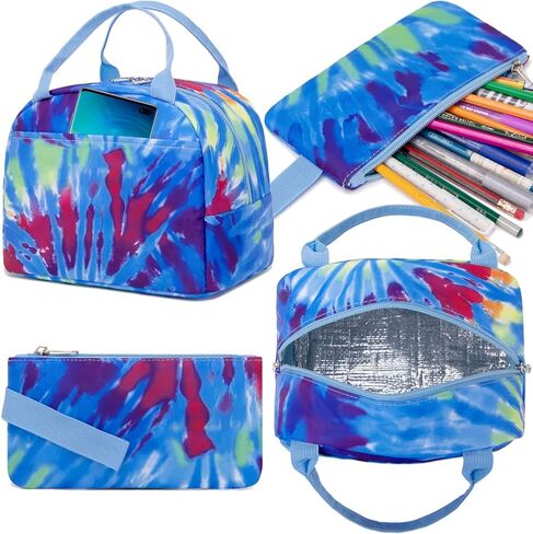 Meisohua School Backpack for Teens Girls Boys Backpack for Elementary Middle School Bookbag for Kids Backpack Lunch Bag Set in Saudi Arabia