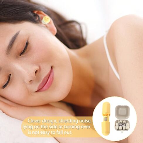 سدادات أذن مانعة للضوضاء، سماعات أذن ناعمة مع أكواب للعين للنوم والألعاب والعمل والدراسة والبيئات الصاخبة (سدادات الأذن + قناع العين + 10 إسفنجات احتياطية) in Kuwait