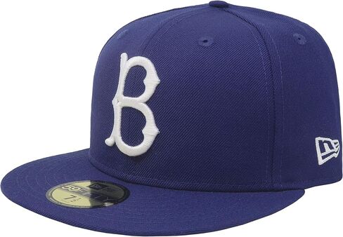 New Era 59Fifty Hat Brooklyn Dodgers Cooperstown 1949 Wool Fitted Blue Headwear Cap in Saudi Arabia