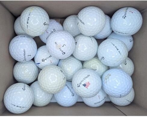 جولف أفورد-أ-بول. (25 عبوة) معاد تدويرها من أجل مزيج كرات الجولف البيضاء Taylormade TP5 وTP5x. لوازم الجولف للرجال والنساء. كرات جولف فاخرة. in Kuwait