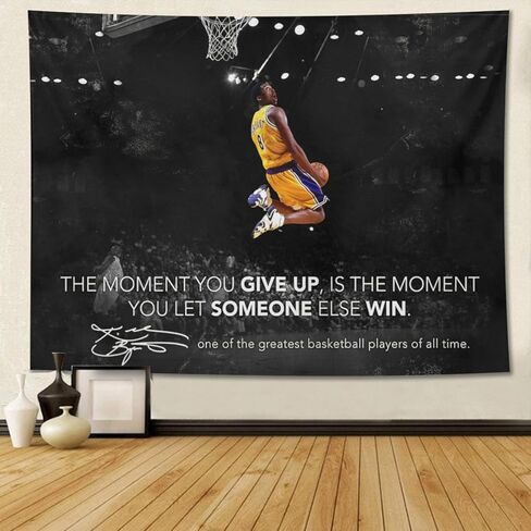 ASTYMIN Basketball Players Tapestry Basketball Fan Memorabilia Wall Hanging Inspirational Sports Poster Wall Decor For Bedroom Dorm Living Room Party Backdrop Decoration 40x30 Inch in Saudi Arabia