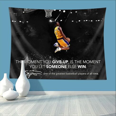 ASTYMIN Basketball Players Tapestry Basketball Fan Memorabilia Wall Hanging Inspirational Sports Poster Wall Decor For Bedroom Dorm Living Room Party Backdrop Decoration 40x30 Inch in Saudi Arabia