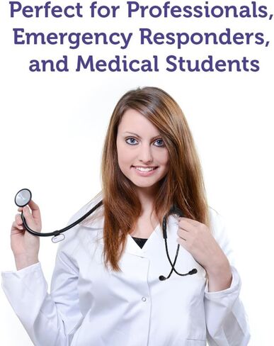 سماعة طبية مزدوجة الرأس ذات معطف أبيض، خفيفة الوزن وصوتية مع حافظة واقية - قلم جيت بلاك بلس LED لقياس حدقة العين in Kuwait