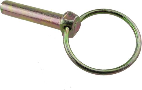 2PCS Pin Heavy Duty Pin Locking Pin Clip M6x45 Galvanised O Ring Safety Pin Suitable for Horticulture and Agriculture and Truck in Saudi Arabia