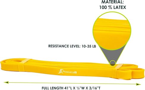 ProsourceFit Xfit Power Resistance Bands, Heavy Duty 41" Long for Cross-Training, Assisted Pull-Ups, Powerlifting, Mobility, Full Body Workouts, and Stretching in Kuwait