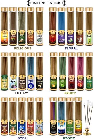 The Aroma Factory Incense Dhoop Cone for Pooja, Fresh Active (100% Herbal & 0% Charcoal) 1 Bottle x 30 Cones in Saudi Arabia