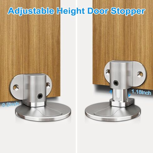 سدادات أبواب مغناطيسية قابلة للتعديل لأسفل الباب، لاصقة مثبتة على الأرض بدون توقف للباب، حامل باب مغناطيسي حديث لحماية الحائط للمركبات الترفيهية/الغرفة/الحظيرة/باب شديد التحمل in Kuwait