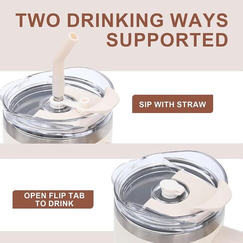 Tamarac 40 oz Tumbler With Handle and Straw Lid Double Wall Vacuum Reusable Stainless Steel Insulated Water Bottle Travel Mug Cup Gifts for Women Men in Saudi Arabia