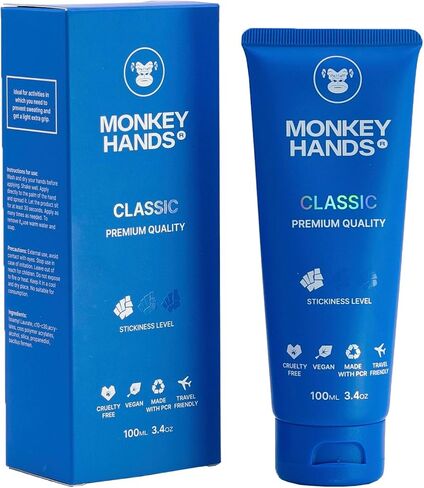 MonkeyHands Gel Grip Pole Dance, Calisthenics, Rings, Parkour, Gymnastics, Padel, Tennis and More - High Performance - Skin Friendly, Vegan in Saudi Arabia
