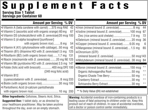 INNATE Response Formulas, Women’s One Daily, Multivitamin, Vegetarian, Non-GMO, 60 tablets (60 servings) in Kuwait