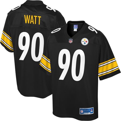NFL PRO LINE Men's T.J. Watt Black Pittsburgh Steelers Team Player Jersey in Kuwait