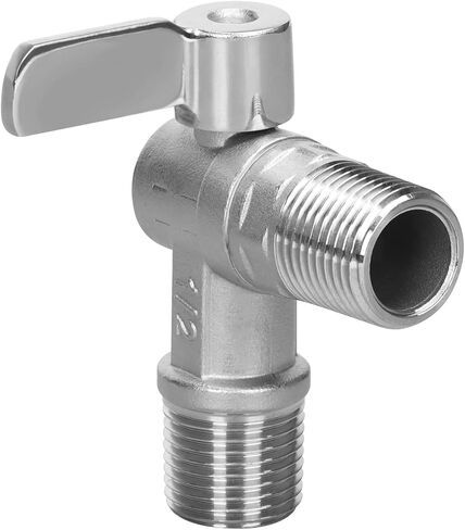 صمام زاوية من الفولاذ المقاوم للصدأ - صمام ذكر 1/2 بوصة NPT SUS304 90 درجة صمام كروي لإغلاق الكوع in Kuwait