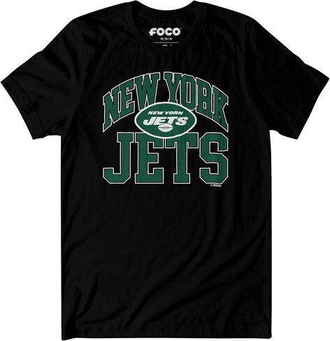 تي شيرت FOCO للرجال من NFL Team Arched Wordmark بأكمام قصيرة in Saudi Arabia