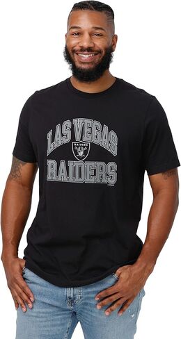 تي شيرت FOCO للرجال من NFL Team Arched Wordmark بأكمام قصيرة in Saudi Arabia