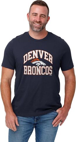 تي شيرت FOCO للرجال من NFL Team Arched Wordmark بأكمام قصيرة in Saudi Arabia