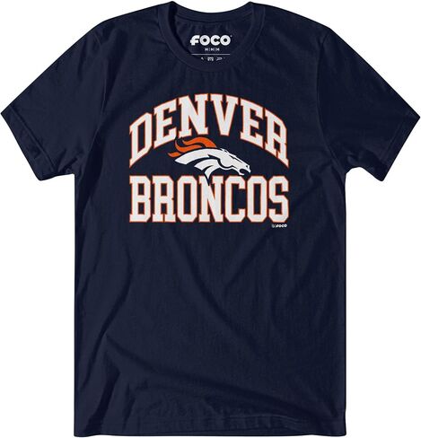 تي شيرت FOCO للرجال من NFL Team Arched Wordmark بأكمام قصيرة in Saudi Arabia