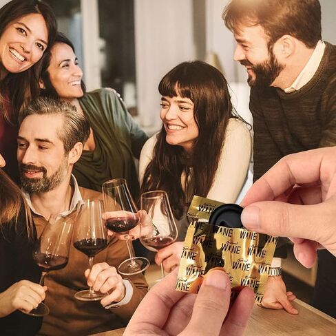Wine Stoppers Set of 8, White Elephant Gifts Gag Gifts for Women Wine Gifts Wine Accessories Stocking Stuffers for Adults in Saudi Arabia
