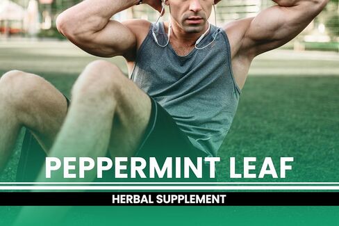 PURE ORIGINAL INGREDIENTS Peppermint Leaf (365 Capsules) No Magnesium Or Rice Fillers, Always Pure, Lab Verified in Saudi Arabia