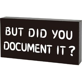 But Did You Document It Sign, Cute Office Decor for Women Men, Office Wall Decor, Cubicle Decor, Office Decorations for Work, Social Office Gift for Colleague Boss Women Men