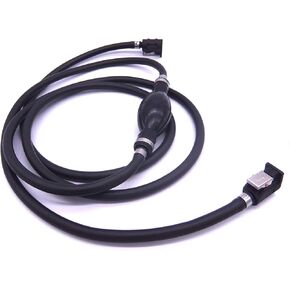 Boat Engine 6Y2-24306-55 56 6YK-24306-60 61 62 63 64 Marine Fuel Line Hose with Connector and Primer Pump Assy for Yamaha Outboard Motor, 5/16''/8mm Pipe, Length 9.8ft