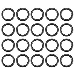 uxcell Nitrile Rubber O-Rings 12.81mm OD 9.25mm ID 1.78mm Width, Metric Sealing Gasket, Pack of 20