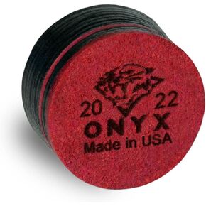 Tiger Onyx LTD Laminated Pool Billiard CUE TIP - 1 pc - 13 or 14 mm