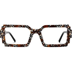 Zeelool Blue Light Glasses for Women Chic Rectangle Eyeglasses Frames Designer Eyewear Glasses Anti UV
