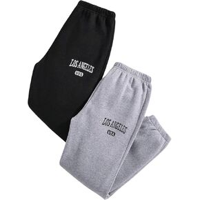 SHENHE Girl's 2 Pieces Elastic Waist Joggers Sweatpants Letter Graphic Workout Sports Pants