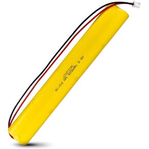 JINTION 9.6V 900mAh Rechargeable AA NiCD Batteries Replacement Battery for AA 900mAh Emergency/Exit Light/Fire Exit Sign
