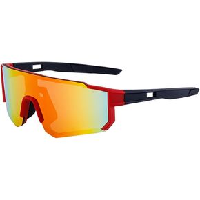 Professional Cycling Glasses for Men Women, Sports Sunglasses UV Protection for Baseball Cycling Running Driving