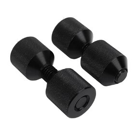 Flange Alignment Pin Set 2 Pcs 1‑1/8in Two Hole Pins Set Threaded 2 Hole Flange Alignment Pin Pipefitter Tools for 150LB Flanges from 1/2in‑14in