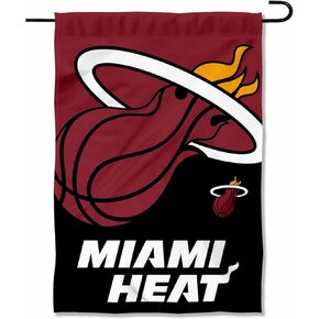 Miami Heat Double Sided Garden Flag