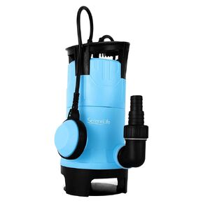 Jovial 750W Submersible Sump Pump - Clean/Dirty Water Powerful Utility Pump w/ 1980 GPH, Auto Float Switch,16 ft. Cord - Garden, Yard, Swimming pool, Pond, Flooded Area