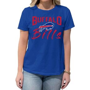 Team Fan Apparel NFL Women's Paintbrush Relaxed Fit Unisex T-Shirt - Fabric for a Relaxed & Comfortable Football Game Day
