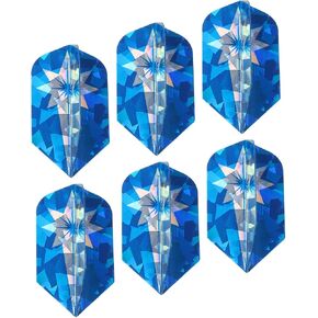 6 Pack Slim Dart Flights - PET Dart Accessories, Apply to Darts Game/Party/Entertainment (Blue) in Saudi Arabia