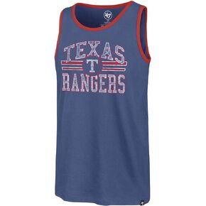 47 Men's Texas Rangers Winger Flanklin Blue Tank Top - MLB Muscle T-Shirt (Medium)