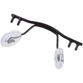 5pcs, Glasses Nose Bridge Replacement Rimless Frame, Stainless Steel Glasses Nose Bridge with Nose Pad (Color : Gold)