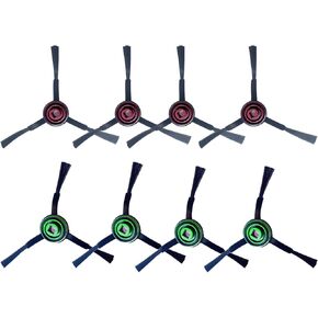 Side Brushes Compatible with ECOVACS DEEBOT X1, T10 Omni,T10 Plus,T20 Omni, T8 AIVI,T9+,N8 Pro Plus,N10 Plus,OZMO 920, OZMO 950, yeedi vac vac 2 Pro Vacuum Cleaner.(8 Pack)