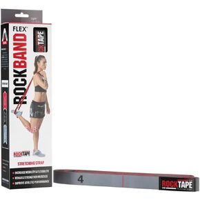 RockTape RockBand Flex Ultra-durable Resistance Bands with Handles and Loops