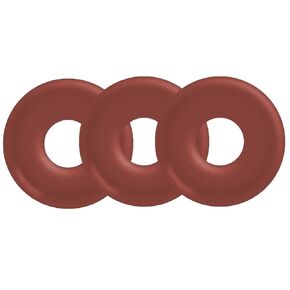 Nitrile Rubber O-Rings 7mm OD, 4mm ID, 1.5mm Width, Black Metric Sealing Gasket for Automotive Machine Plumbing, 60 Pcs