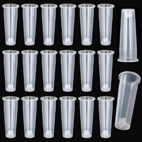 20PCS Syringe Cap Cover Adapter for Large Lock Syringe Tip Opener Dispenser Lid Protectors Plastic Accessories Portable Sealing Clean