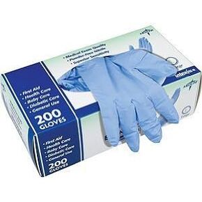 Curad / Medline Nitrile Exam Glove Powder Free - Medical Exam Hospitals Quality 200ct LARGE