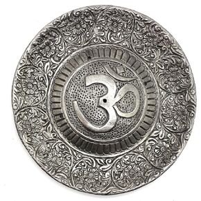 Govinda® - Tibetan Incense Burner - Larger OM Symbol - 4.5" Diameter