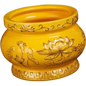 Ceramic Incense Burner Ceramic Ashtray Cone Holder Stand Chinese Decor Incense Cone Burner Retro Incense Burner Worship Bowl Household Incense Incense Burner Ceramics