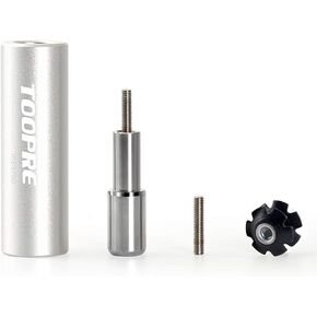 Bicycle Fork Star Nut Setting Install Tool Headset Star-Nut Driver for 7/8" & 1" & 1-1/8" with Free Star Nuts and Screw