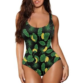 One Piece Swimsuit for Women Scoop Neck Women's Athletic One Piece Swimsuits Halter Bathing Suit Swimwear S-2XL