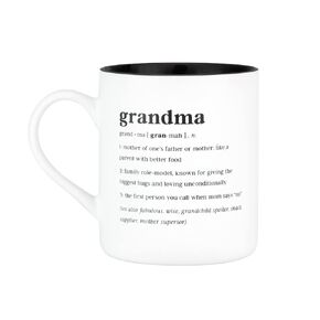 Defined Collection Stoneware Mug, 20-Ounce, Grandma