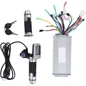 Electric Bicycle Controller Set, 36V 48V 1000W Electric Bicycle Controller With Speed Control Throttle Handle Lcd Display Kit Electric Bicycle Controller Set Electric Bicycle Modification Accessories
