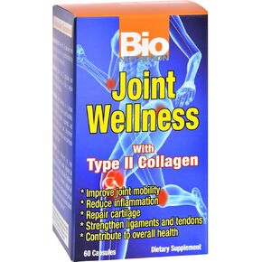 Bio Nutrition Joint Wellness with Type Ii Collagen Capsules - 60 Ea (Pack of 2)